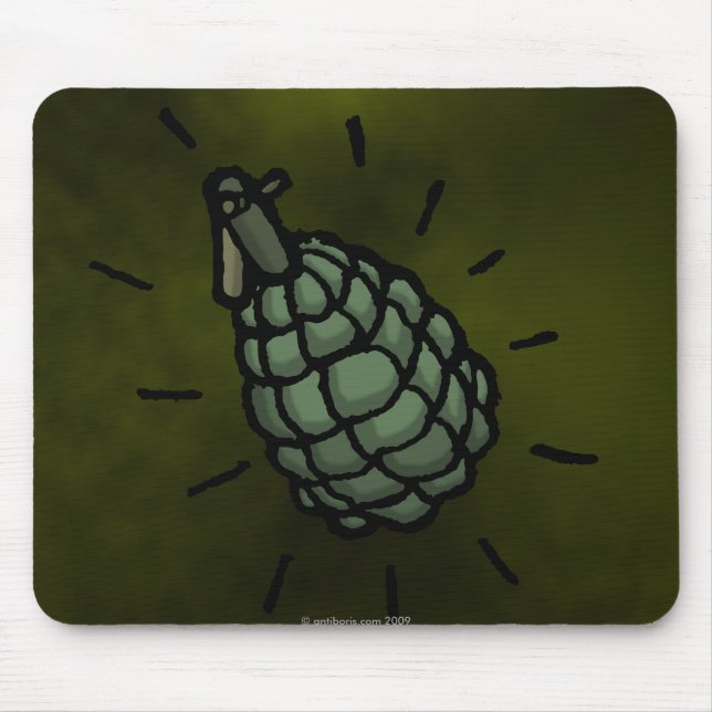 Grenade Mouse Pad (Front)