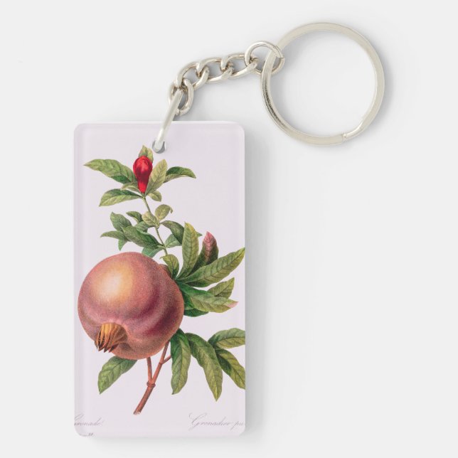 Grenade (Pomegranate) by Pierre Redout Keychain (Back)