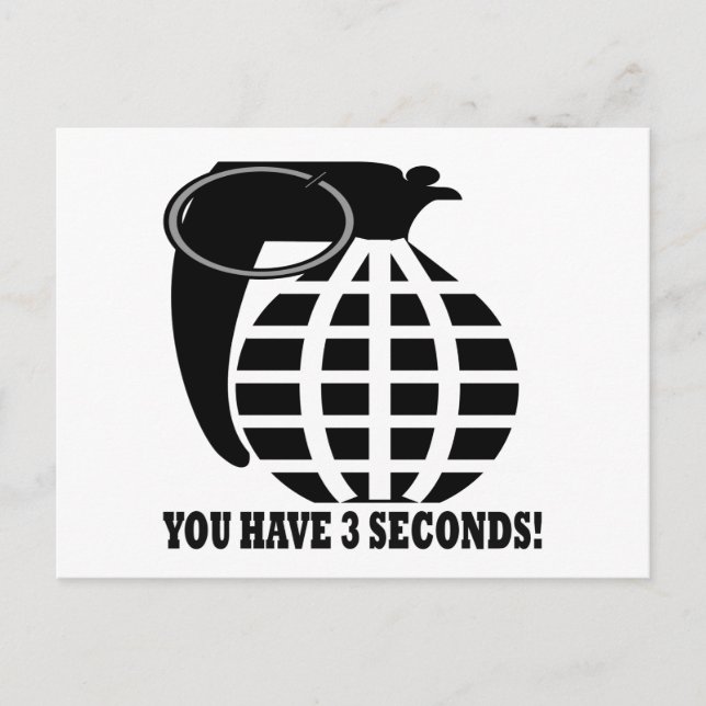 Grenade Postcard (Front)