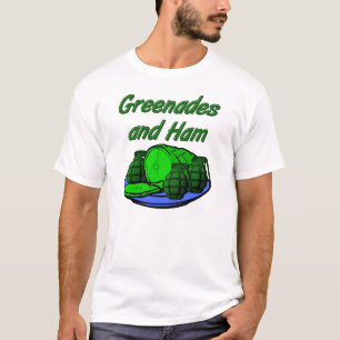 Grenades et T-shirt drôle de jambon