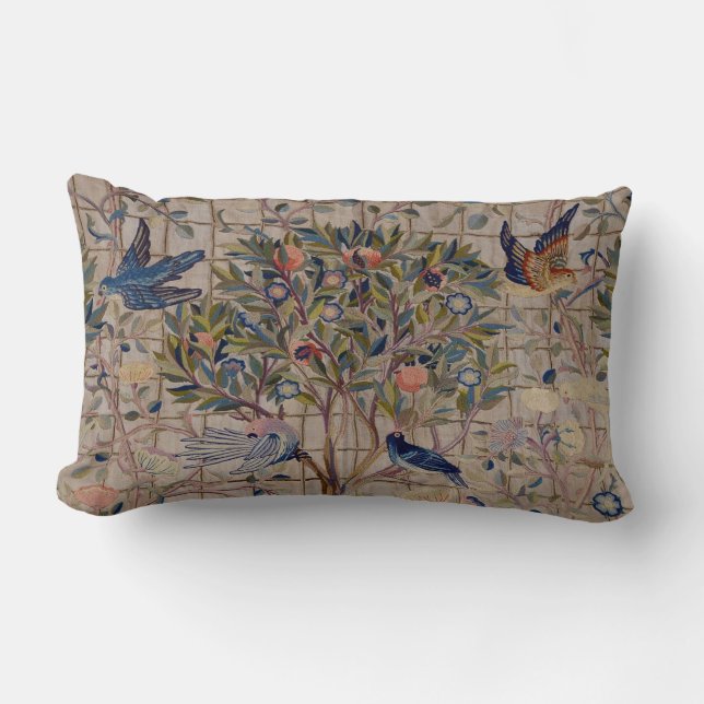 Grenades vintages de broderie sur le coussin de (Recto)