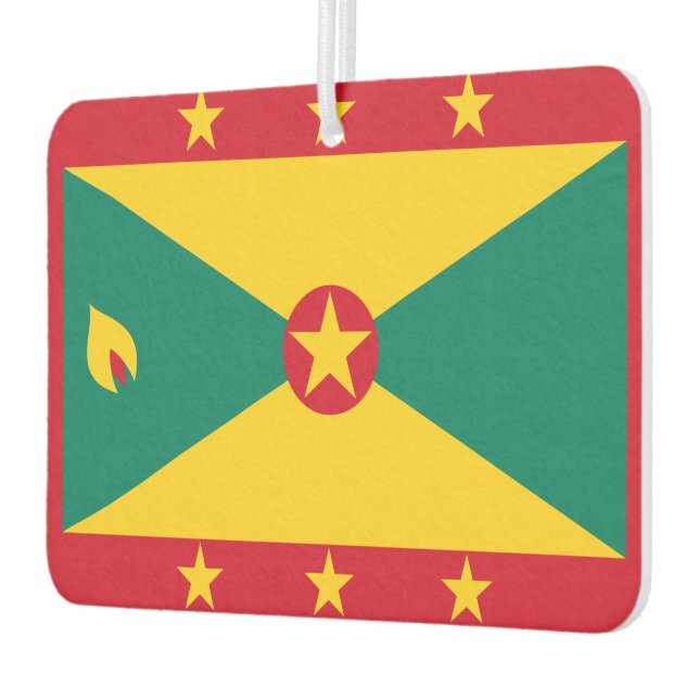 Grenadian flag air freshener (Left)