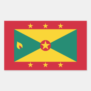 Grenadian Flag, Flag of Grenada Sticker