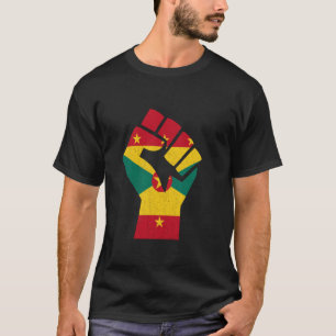 Grenadian Pride Handfist Grenadian Roots Grenada F T-Shirt