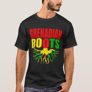 Grenadian Roots Grenada Pride Flag T-Shirt