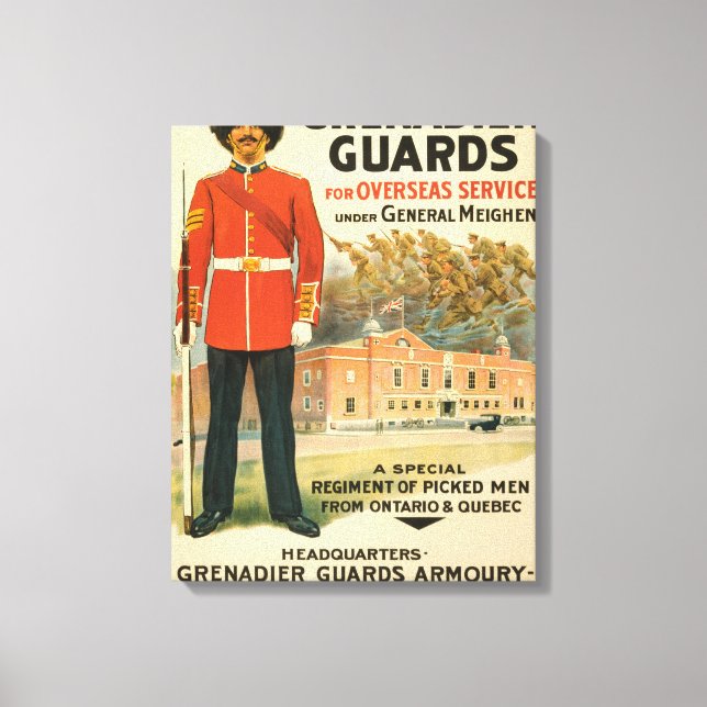 Grenadier Armoury- Montreal Canvas Print (Front)