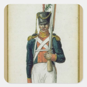 Grenadier of the Guard of Alexander I Square Sticker