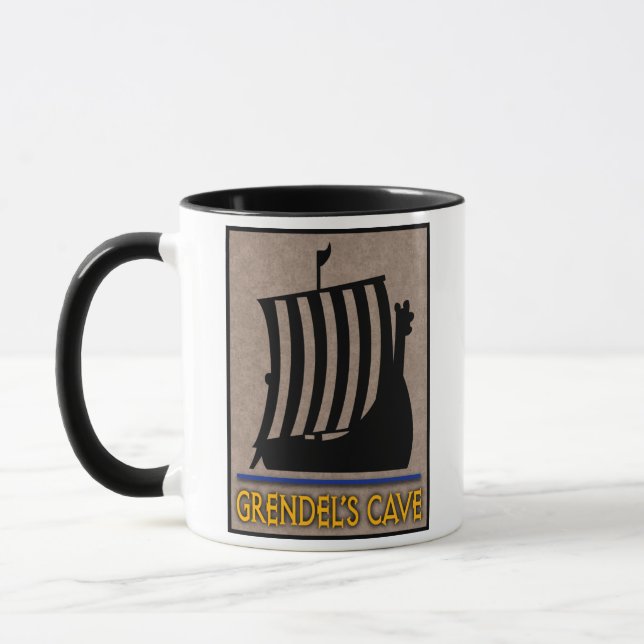 Grendel's Cave Logo Coffee Mug (Left)