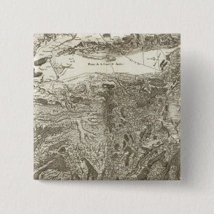 Grenoble 2 Inch Square Button