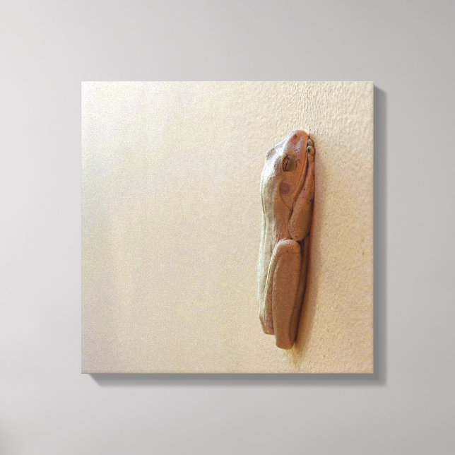 Grenouille au lait doux sur toile étirée Imprimer (Recto)