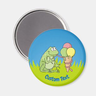Grenouille avec aimant Icecream