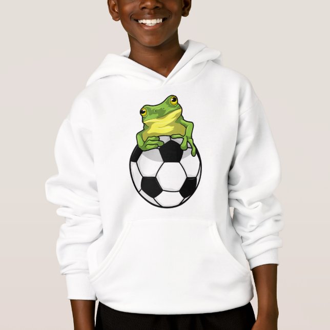 Grenouille avec balle de football (Devant)