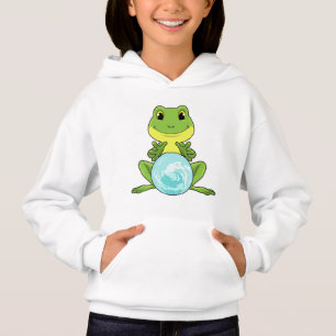 Grenouille avec boule de cristal