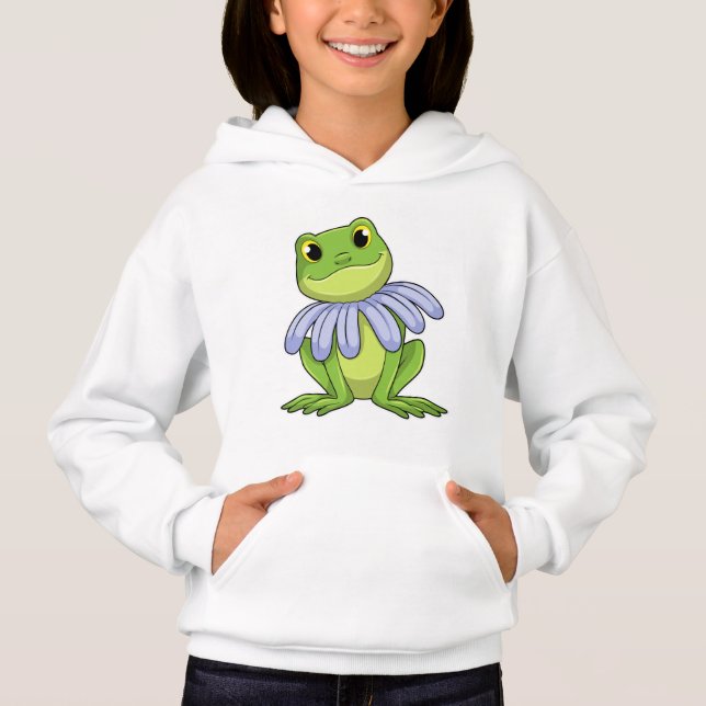 Grenouille avec marguerite (Devant)