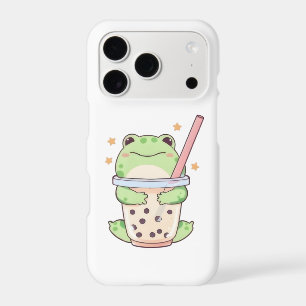 Grenouille Chibi Mignonne Enlaçant une Tasse de Th