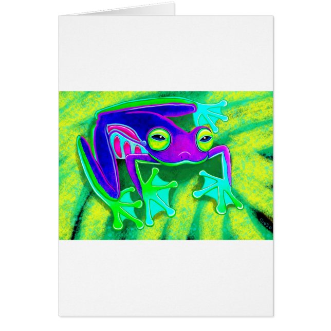 Grenouille colorée (Devant)