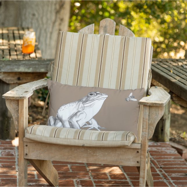 Grenouille Coussin Bullfrog Coussins de grenouille (Chaise)