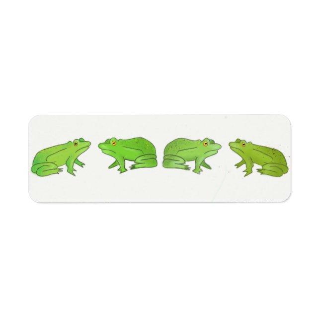 grenouille d'adresse de retour (Devant)