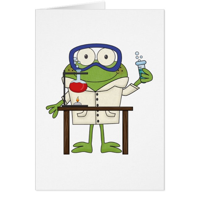 Grenouille dans le laboratoire de la Science (Devant)