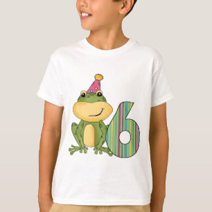 Grenouille de fête 6e anniversaire T-shirts et cad