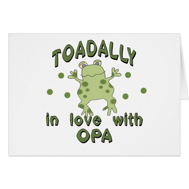 Grenouille d'Opa d'amour de TOADALLY (Devant horizontal)