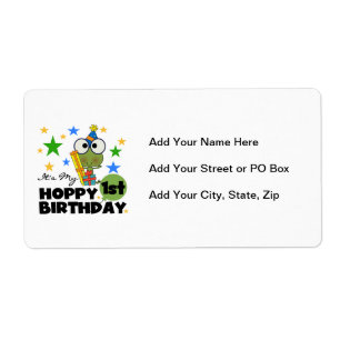 Grenouille Hoppy 1er Anniversaire T-shirts et cade