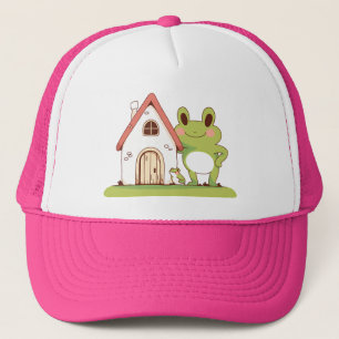 grenouille mignonne avec petit casquette