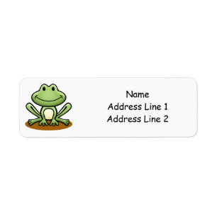 Grenouille verte mignonne