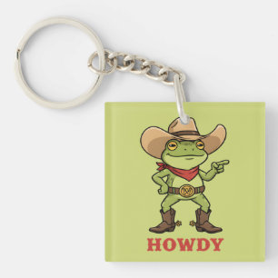 Grenouille Western Yeehaw Howdy Drôle Cowboy Mème