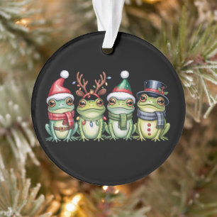 Grenouilles Noël Amoureux des Grenouilles Mignon P