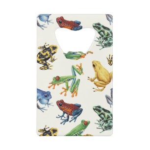 Grenouilles sur blanc naturel