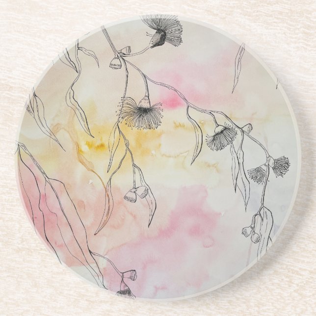 Grès dessous de verre en grés (Devant)