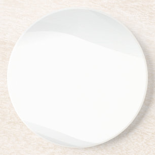Grès Dessous de verre en papier rustique en marbre blan