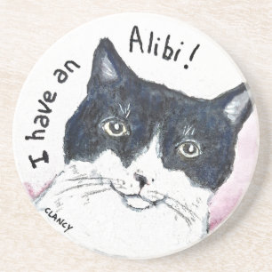 Grès Dessous de verre en pierre d'Alibi