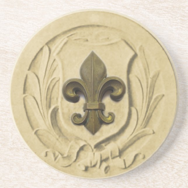 Grès Dessous de verre en pierre de Dessous de (Devant)