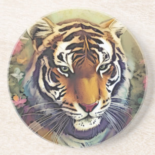 Grès Dessous de verre en pierre de Tiger