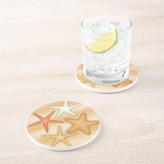 Grès Dessous de verre en pierre Starfish (Côté)
