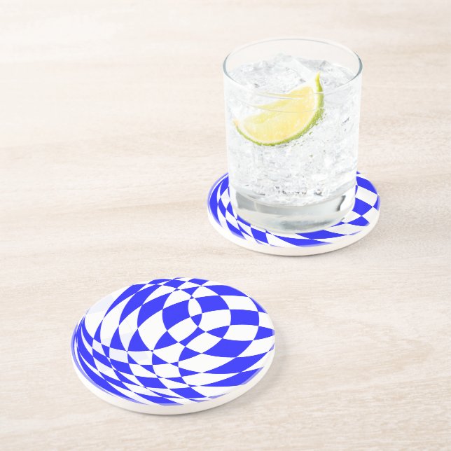 Grès Dessous de verre (grès) - Balle en tableau de bord (Côté)
