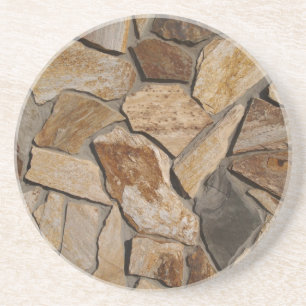 Grès Série Brick, Rock, Stone: Dessous de verre en pie
