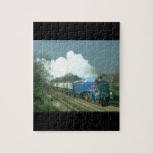Gresley A4 Sir Nigel Gresley works_Steam Trains Jigsaw Puzzle