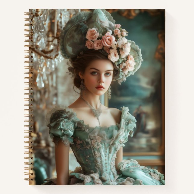 Greta dans le Carnet Spiral Vert (Devant)