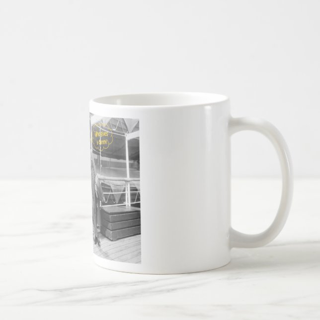 Greta Garbo and Mauritz Stiller 1925 Birthday Coffee Mug (Right)