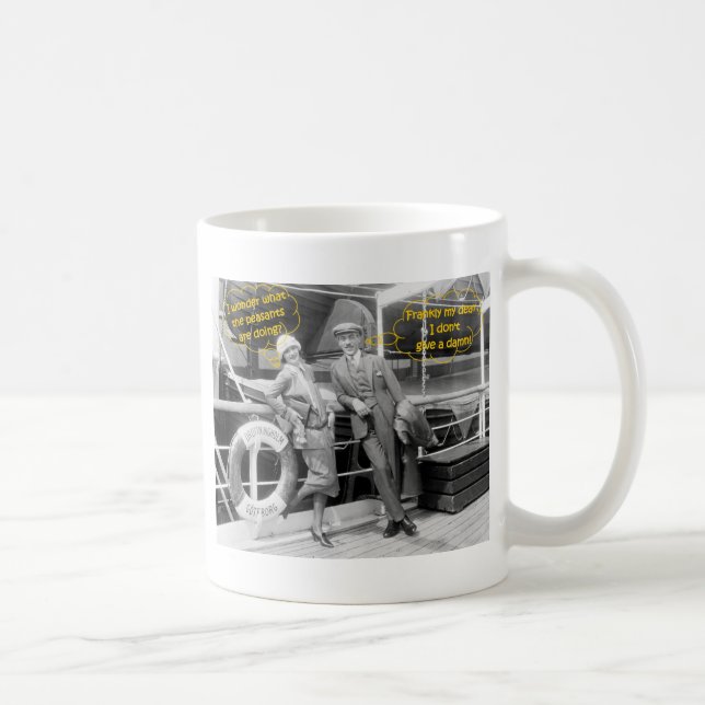 Greta Garbo and Mauritz Stiller 1925 Peasants Coffee Mug (Right)
