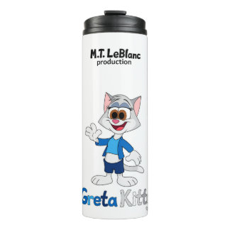 Greta Kitty Thermal Tumbler