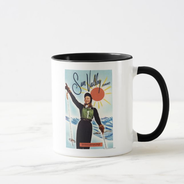 Gretchen Fraser Advertisement Poster Mug (Right)