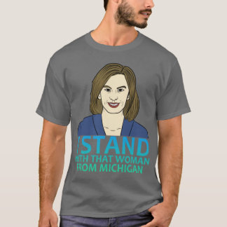 Gretchen Whitmer Large Blue Oversized T-Shirt