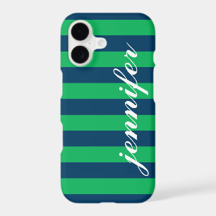 Grèves de Green et de Navy sur mesure Script Nom d