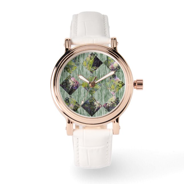 Grevillea: Embracing Nature's Diamond Patterns, Watch (Front)