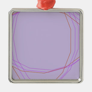 grey 8297 abstract art metal ornament