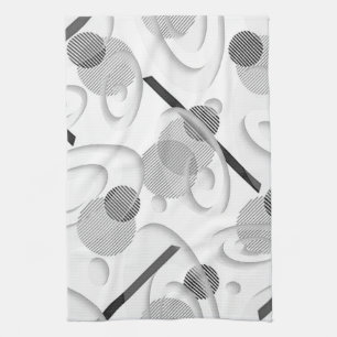 “Grey Abstract” Kitchen Towel